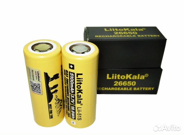 Аккумулятор 26650 литиевый