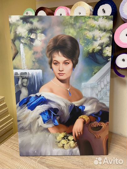 Портрет по фото,картина на холсте