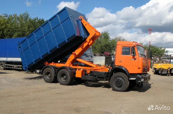 Вывоз мусора контейнером, самосвалом, газелью