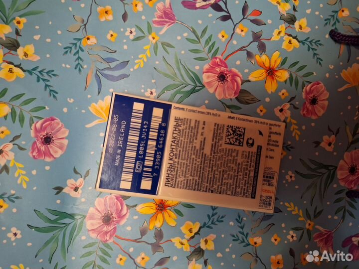 Линзы контактные -1,75