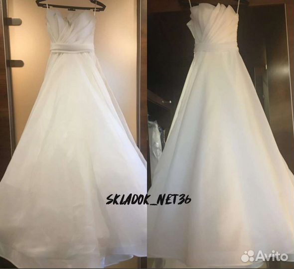 Отпаривание свадебного платья