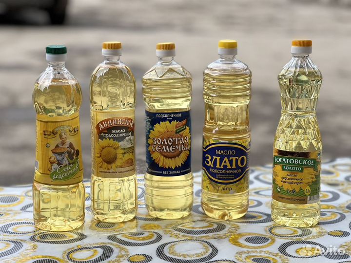 Масло сливочное и подсолнечное