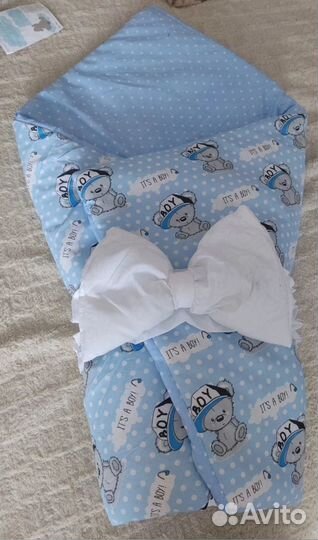 Одеяло конверт на выписку новое