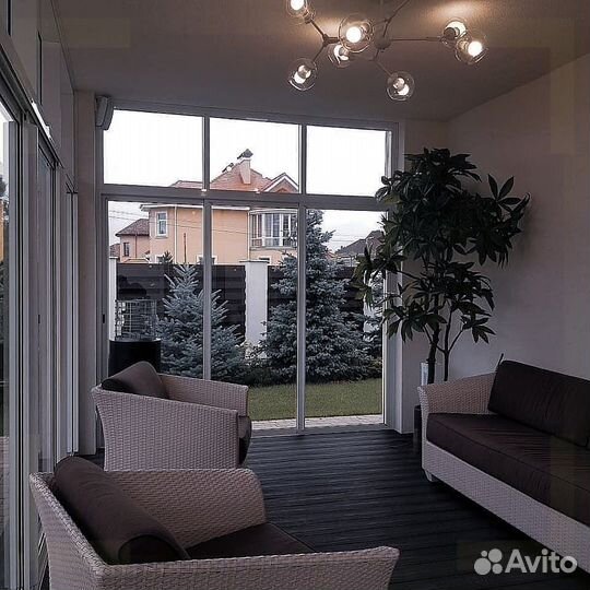 Алюминиевые окна для коттеджей, домов, балконов