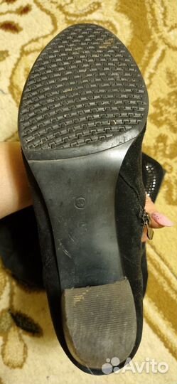 Сапоги женские зимние 40р замшевые