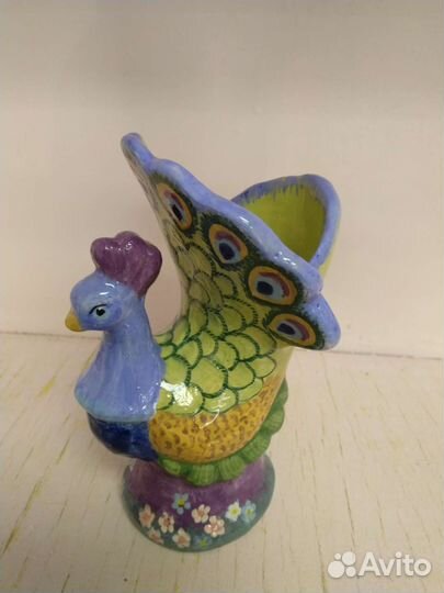 Салфетница Павлин. Керамика