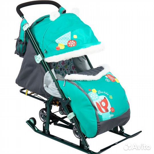 Детские санки коляска ника