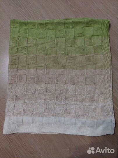 Плед детский вязаный