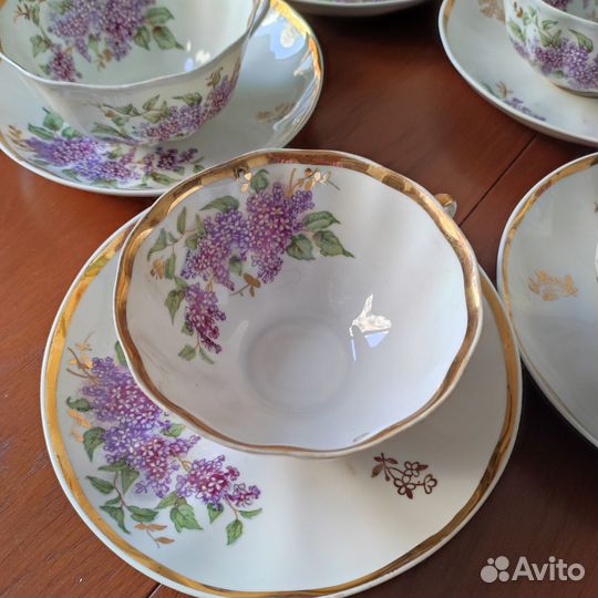 Чайные пары Дулево Сирень