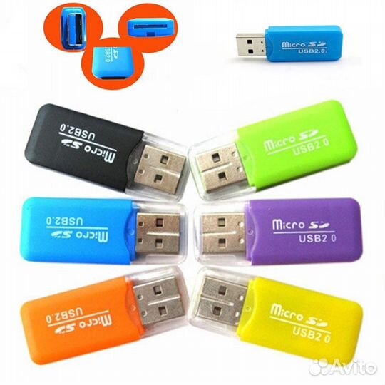 Новый адаптер ридер карты памяти микро SD флешки