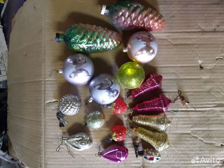 Елочные игрушки СССР