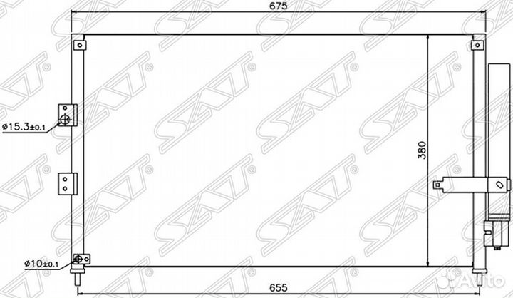 Радиатор кондиционера Хонда Цивик гибрид