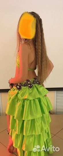 Шикарный костюм для восточных танцев 134-150