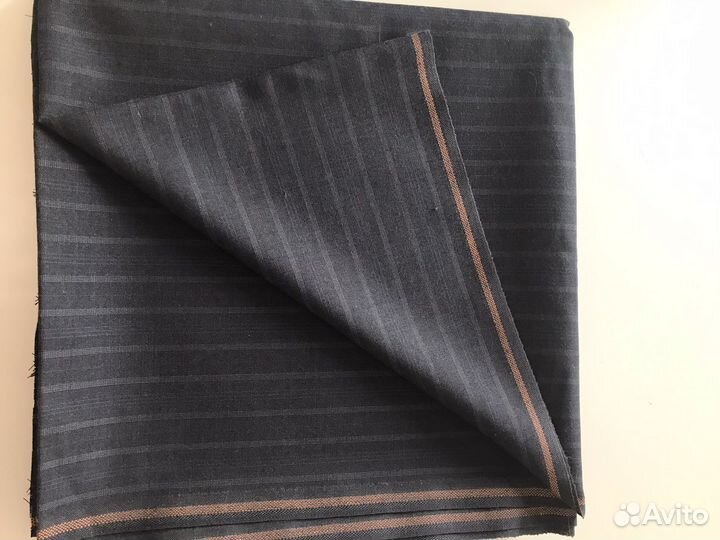 Костюмная ткань СССР шерсть,лавсан,полоска