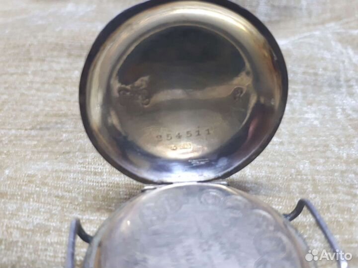 Часы, 19 век, серебро 84пр