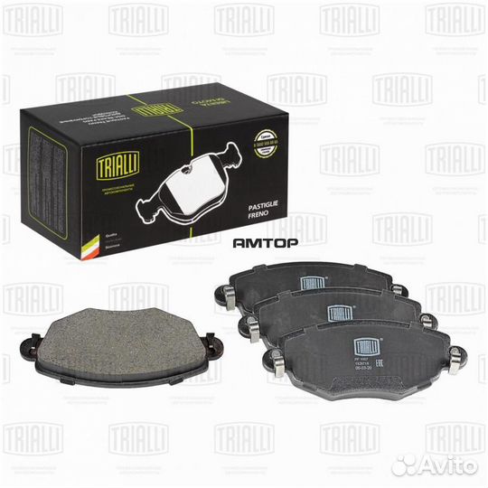 Trialli PF 1007 Колодки тормозные дисковые передни