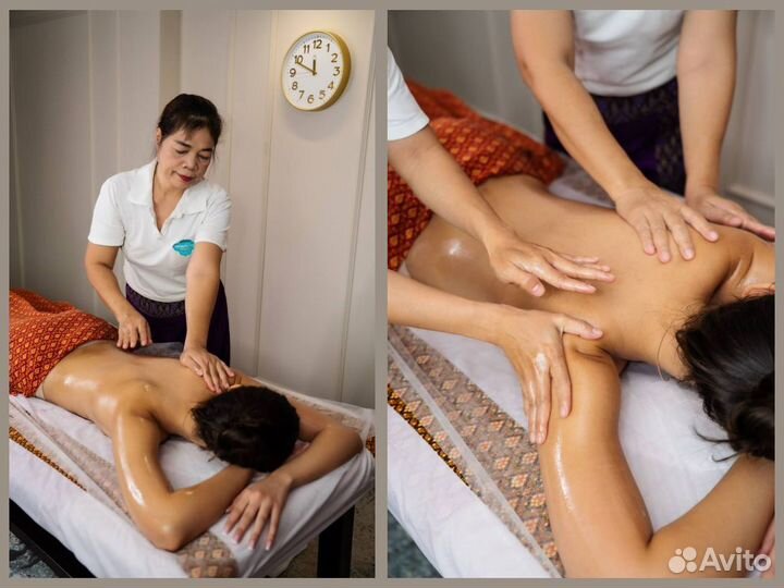 Тайский массаж в спа салоне мастерами из Тайланда
