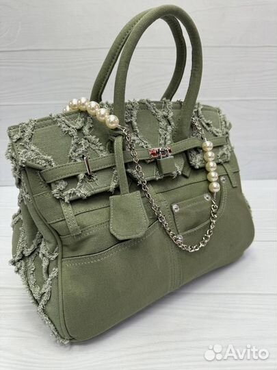 Сумка джинсовая