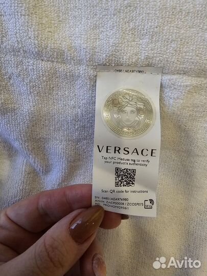 Банный мужской халат Versace