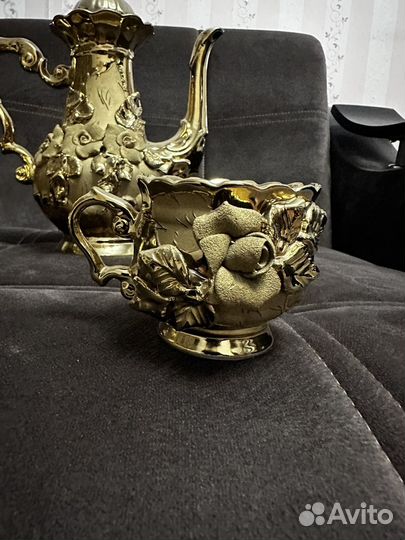 Чайный сервис Золотая Роза