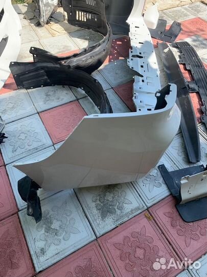 Накладка на задний бампер Lexus из 2 частей