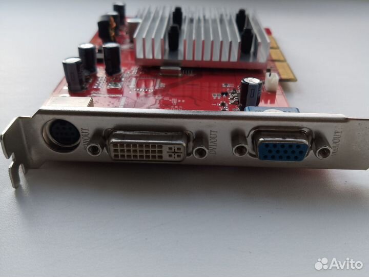 Видеокарта 6200a agp8х 256mb (бесшумная)