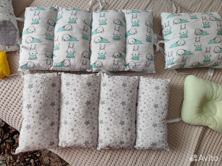 Бортики в кроватку и коса