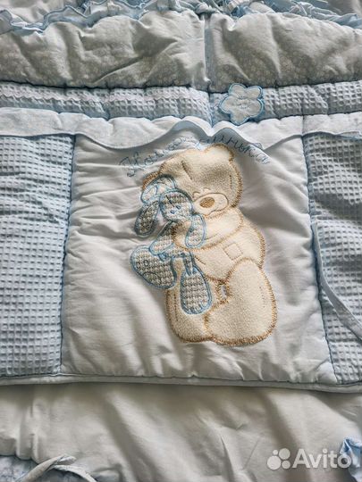 Балдахин в кроватку плюс бортик в кроватку