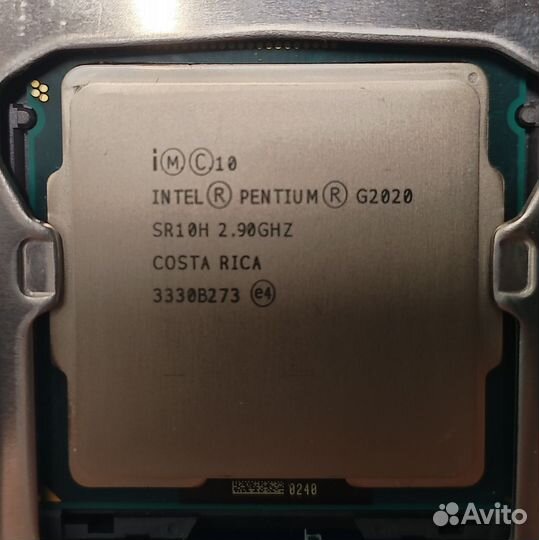 Материнская плата с процессором