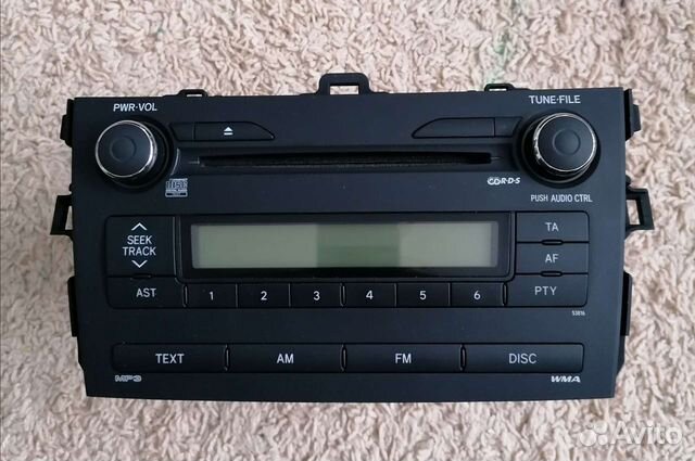 Магнитола 2 din toyota corolla