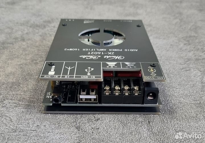 Стерео усилитель ZK-1602T, 2х160 Вт, Bluetooth 5.0