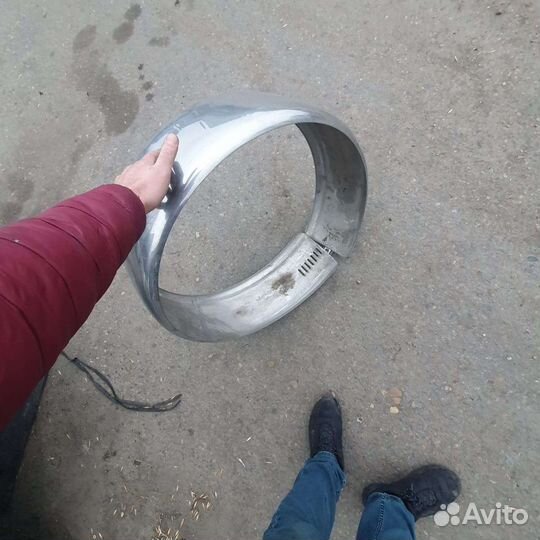 Колпак запасного колеса хром mitsubishi pajero2