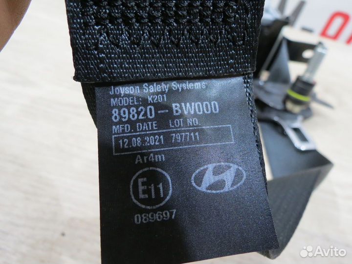 Ремень безопасности задний правый Hyundai Creta 2