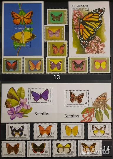 Коллекция редких марок Фауна 2 (чистые )