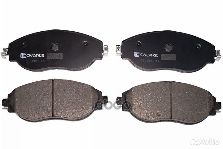 Тормзные колодки передние C11CR0314 cworks