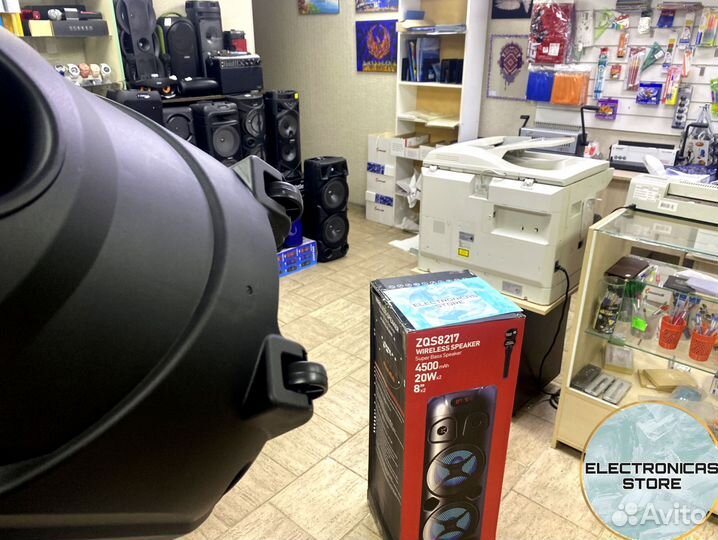 Огромная Колонка BT Speaker зэткьюс8217 Ярко-Мат