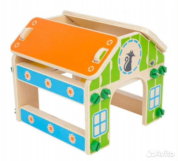 Игровой набор из дерева 