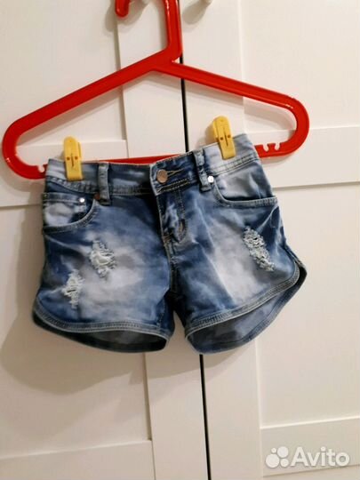 Шорты джинсовые