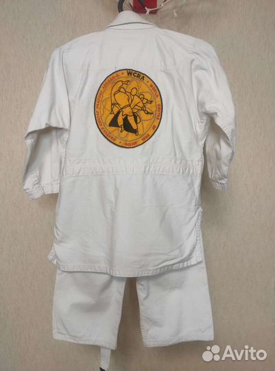 Детское кимоно для айкидо с нашивкой