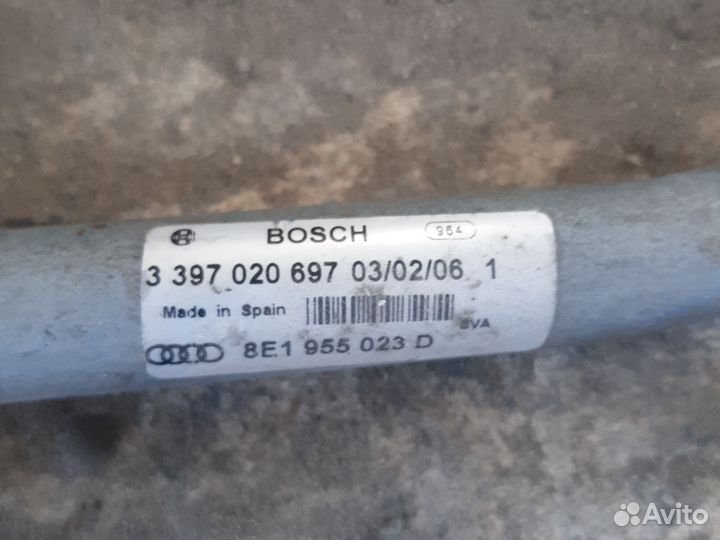 Трапеция стеклоочистителя Audi A4 B7