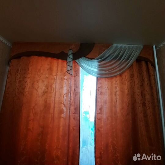 Шторы с ламбрекеном бу