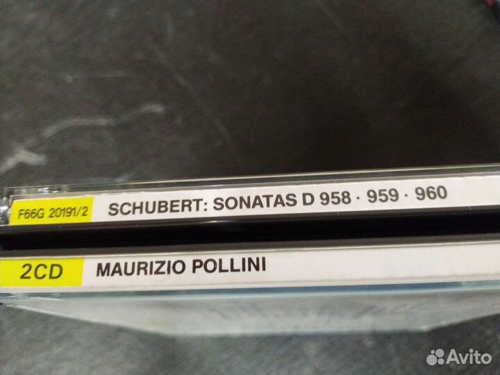 Schubert Pollini 2CD japan редкость