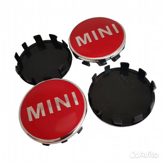 Колпачки для Mini Red красные 56 мм 4шт