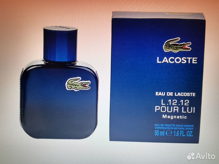 Lacoste l.12.12 pour lui magnetic edt 50 ml мужско