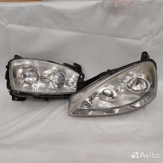 Фары Opel Corsa C Линза.Комплект.Левый руль