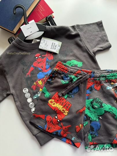 Новый комплект - футболка, шорты H&M