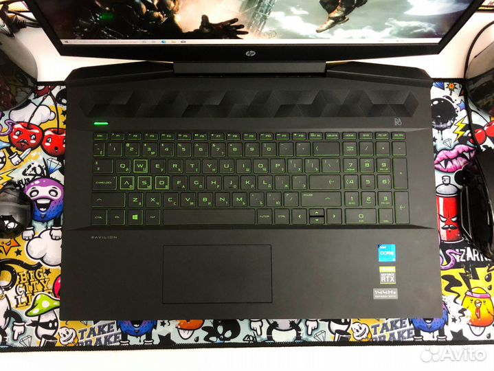 Ноутубук HP для игр и монтажа I5 / RTX 3060