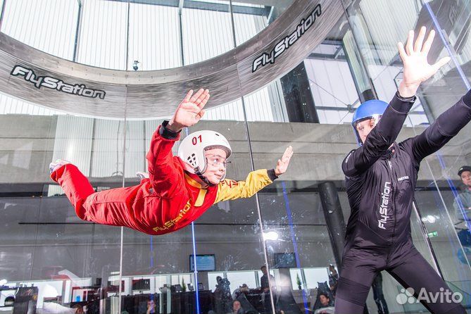 Аэротруба FlyStation, 10 мин