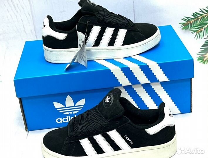 Кроссовки Adidas Campus 00s Black Люкс