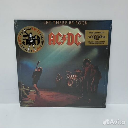 AC/DC - Let There Be Rock (LP) gold vinyl